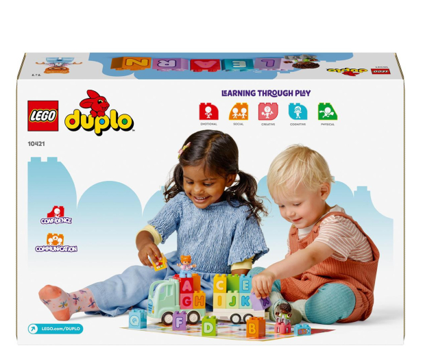 LEGO DUPLO 10421 Ciężarówka z alfabetem - 1202656 - zdjęcie 7